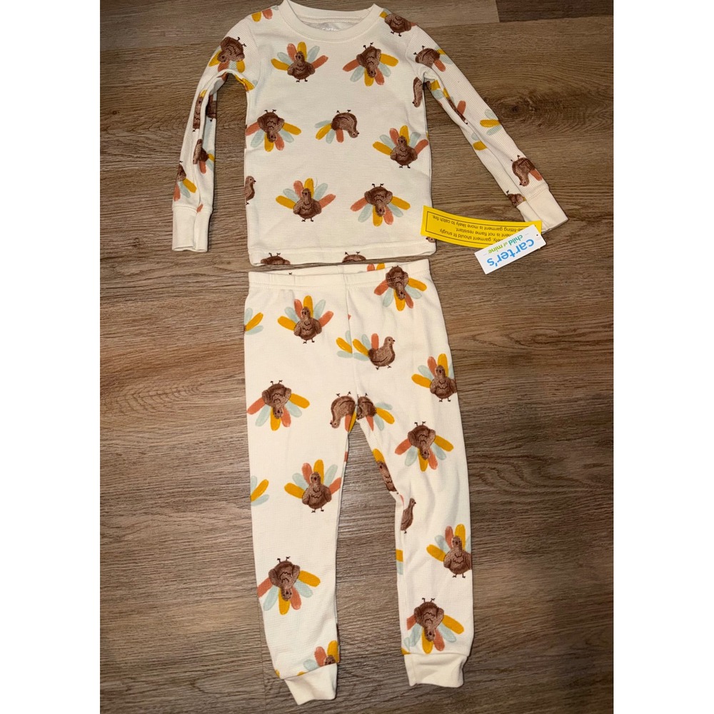 Kids pajamas 4t thanksgiving autumn